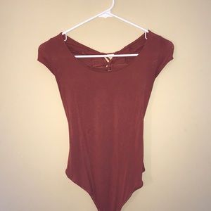 Free People lace up bodysuit